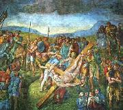 Michelangelo Buonarroti Martyrdom of St Peter oil painting reproduction